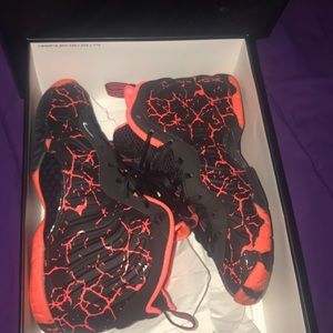 Nike Little Posite One Magma Lava